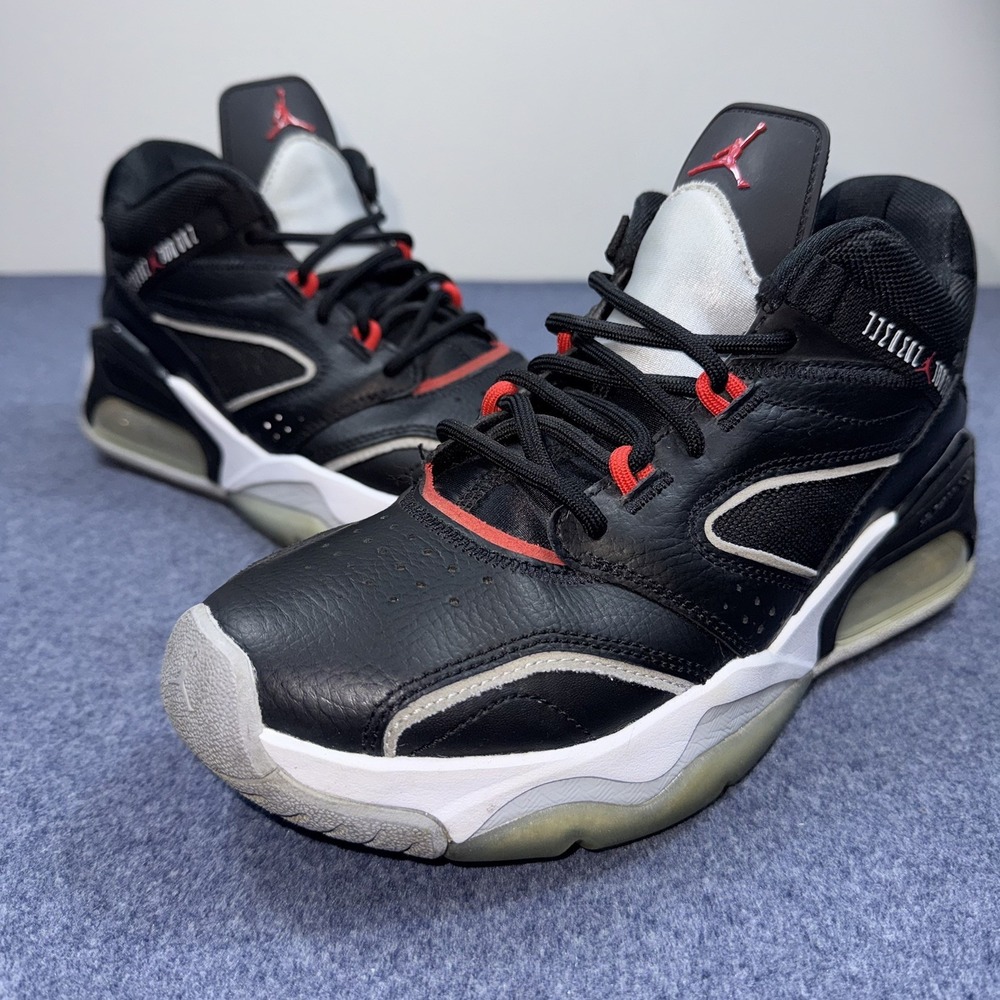 Nike Jordan Point Lane Mens Size 7Y Shoes Black Cement Sneakers CZ4166-010